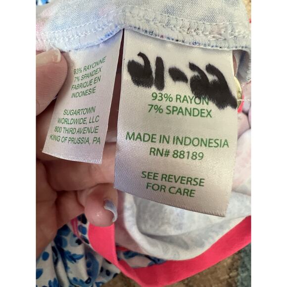 LILLY PULITIZER Sophie Resort White Isle Of Tile UPF 50+ Shift Dress Sz S - Picture 10 of 13